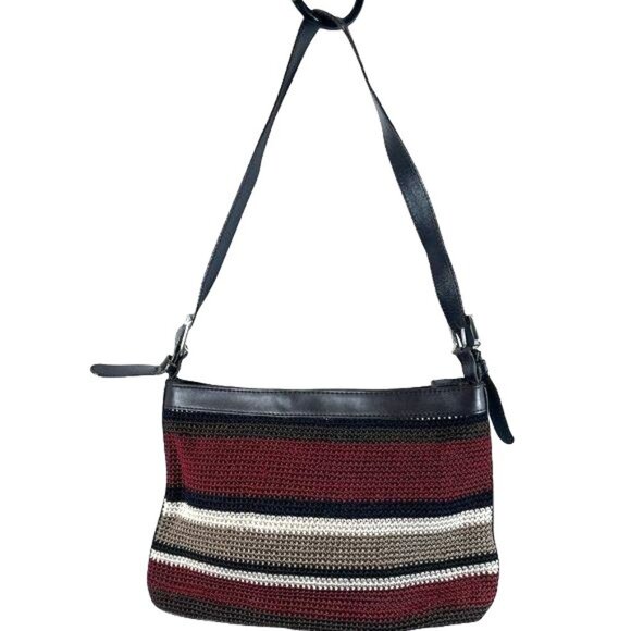 The Sak Elliott Lucca Woven Knit Hobo Shoulder Bag Multicolor - Picture 2 of 8